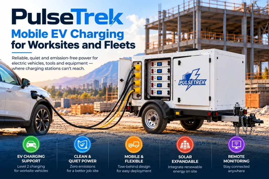 Mobile EV Charging for Worksites and Fleets